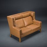 Leather Sofa 2292 by Børge Mogensen for Fredericia