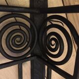 Wrought iron wall lamp