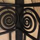 Wrought iron wall lamp