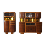 China buffets en Beech, 1950s, Set of 2