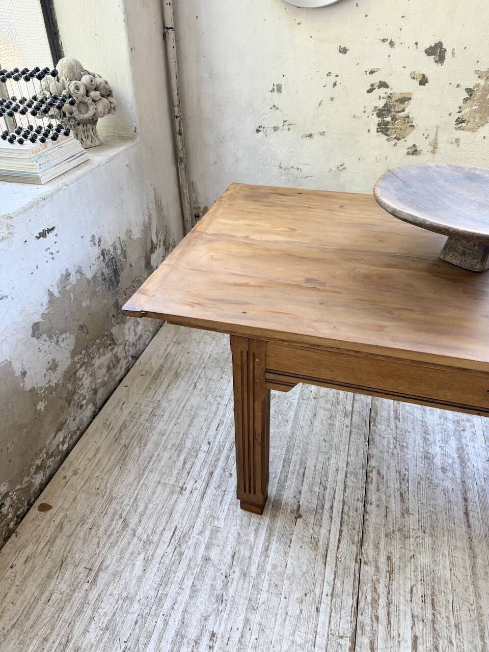 Country farmhouse table in solid beech and oak 2.5m XL