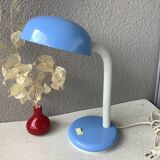 Bauhaus style sky blue space age design lamp