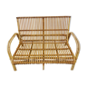 Rattan bench by Robert Wengler