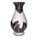Small vintage vase - leaf decoration - signed "A Mourlon"