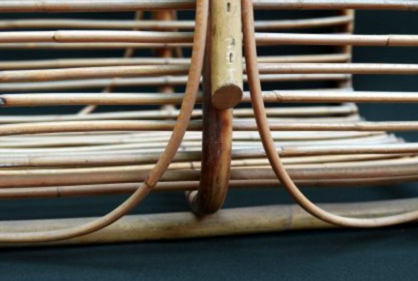 Log Rack bamboo of the 1960s