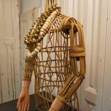 Artisan Rattan Mannequin Bust