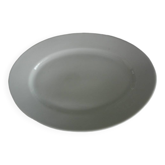 Old white porcelain dish