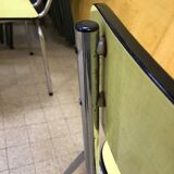 Set of 3 chairs in yellow FORMICA