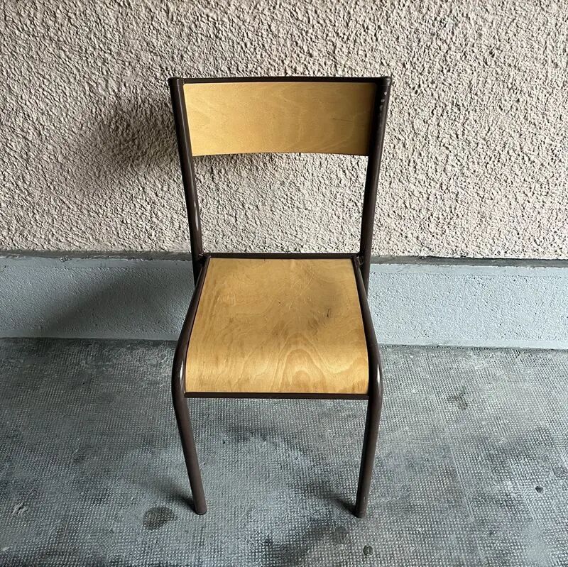 Chaise écolier vintage