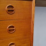 Danish vintage modular wall shelf, 1960