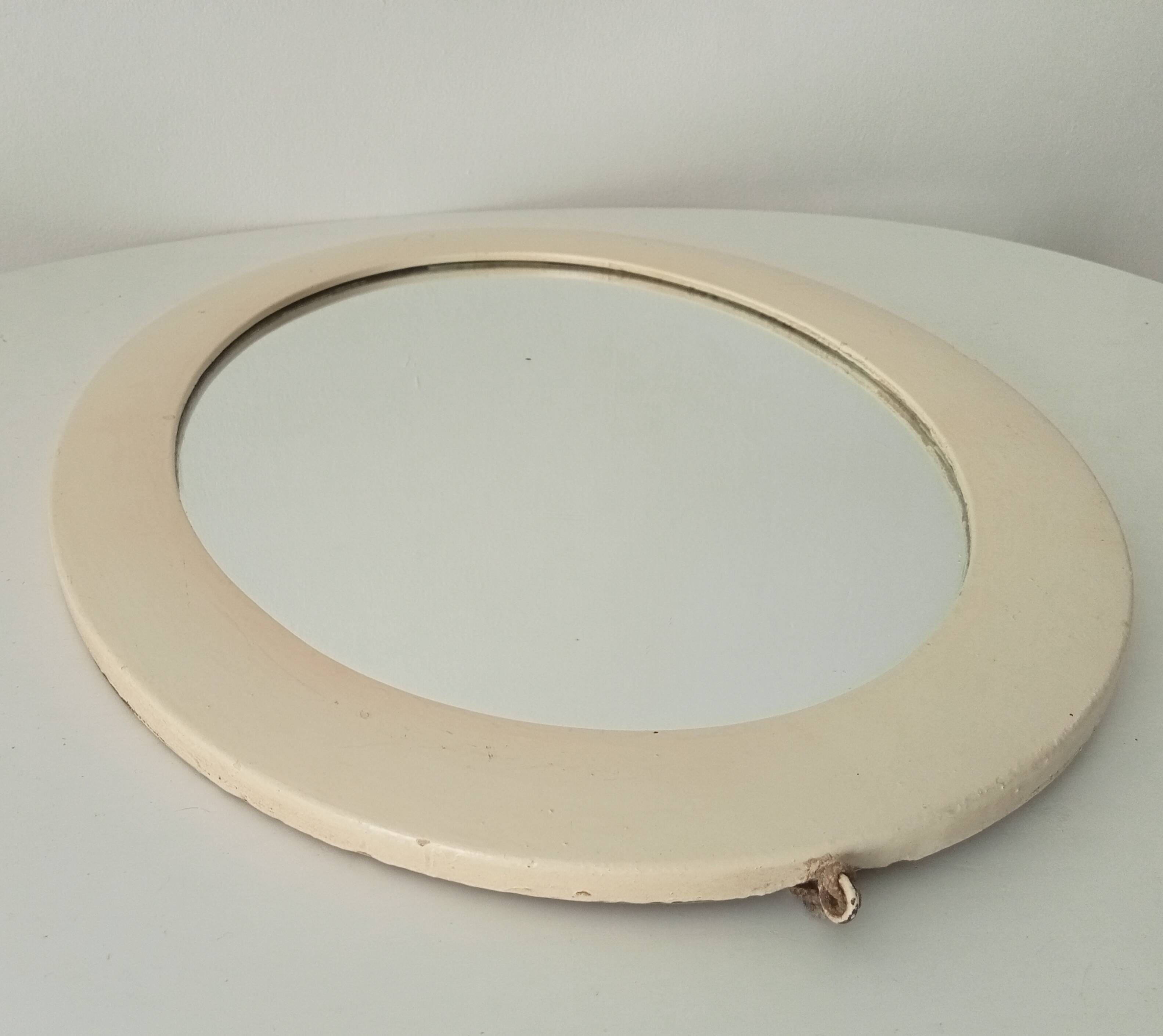 Antique oval mirror from the early 20th century 47*37