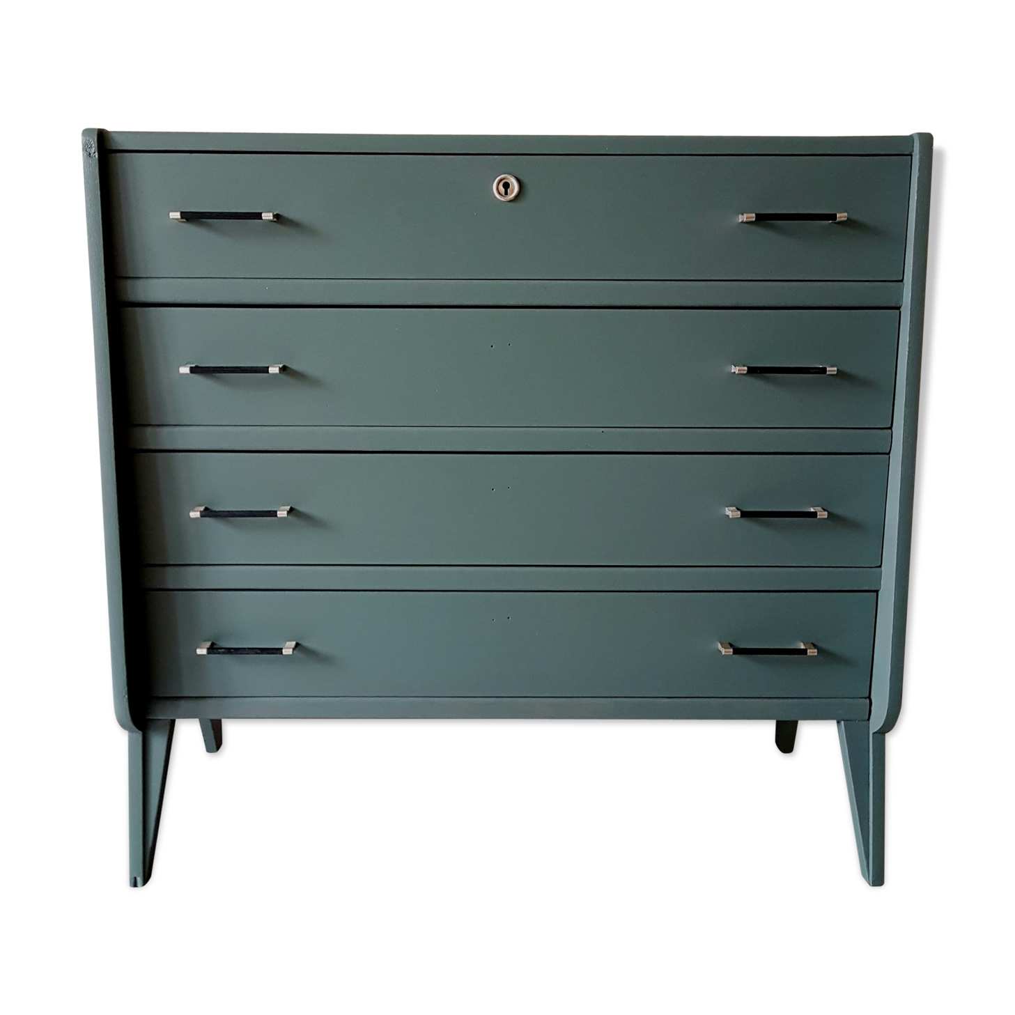 Chest of drawers 50s khaki form flap vintage