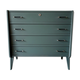 Chest of drawers 50s khaki form flap vintage