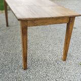 Solid oak farmhouse table 80x185