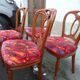 Suite of 6 Louis Philippe style cherry chairs