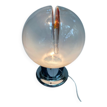 Lampe à poser italienne esprit carlo nasson ou toni zuccheri vintage
