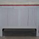 Victorian Commode with Tartan Upholstery and Marble Top