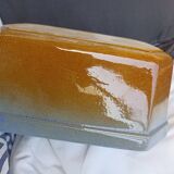 Oven glazed ceramic dish or terrine
