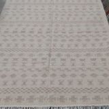 White and grey Berber carpet with Berber motifs 200x150cm