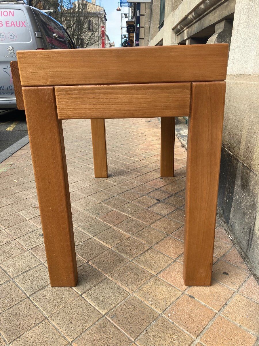 Solid elm desk Maison Regain 1980