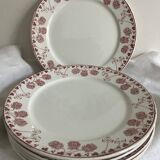 6 BFK dinner plates - Trifolium service