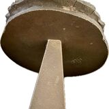 miroir de table vintage décor fleurs bois peint