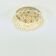 Large Mid-Century Amber Bubble Glass Ceiling Light by Helena Tynell, 1960s