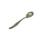 Sugar spoon, modernism, silver-plated brass, HEFRA, Poland, 1960s.