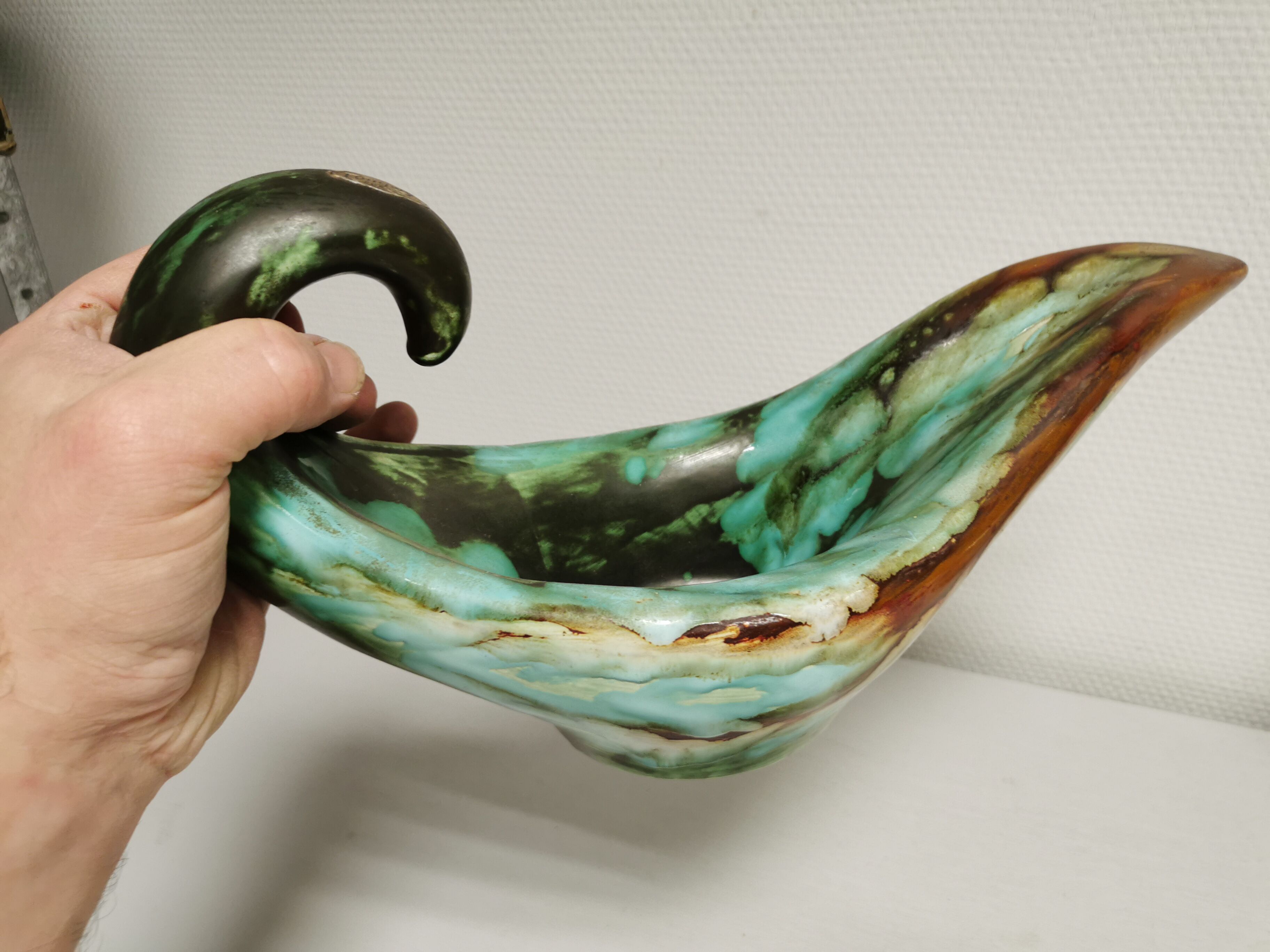 Cup / Vacuum vintage ceramic pocket LONGWY