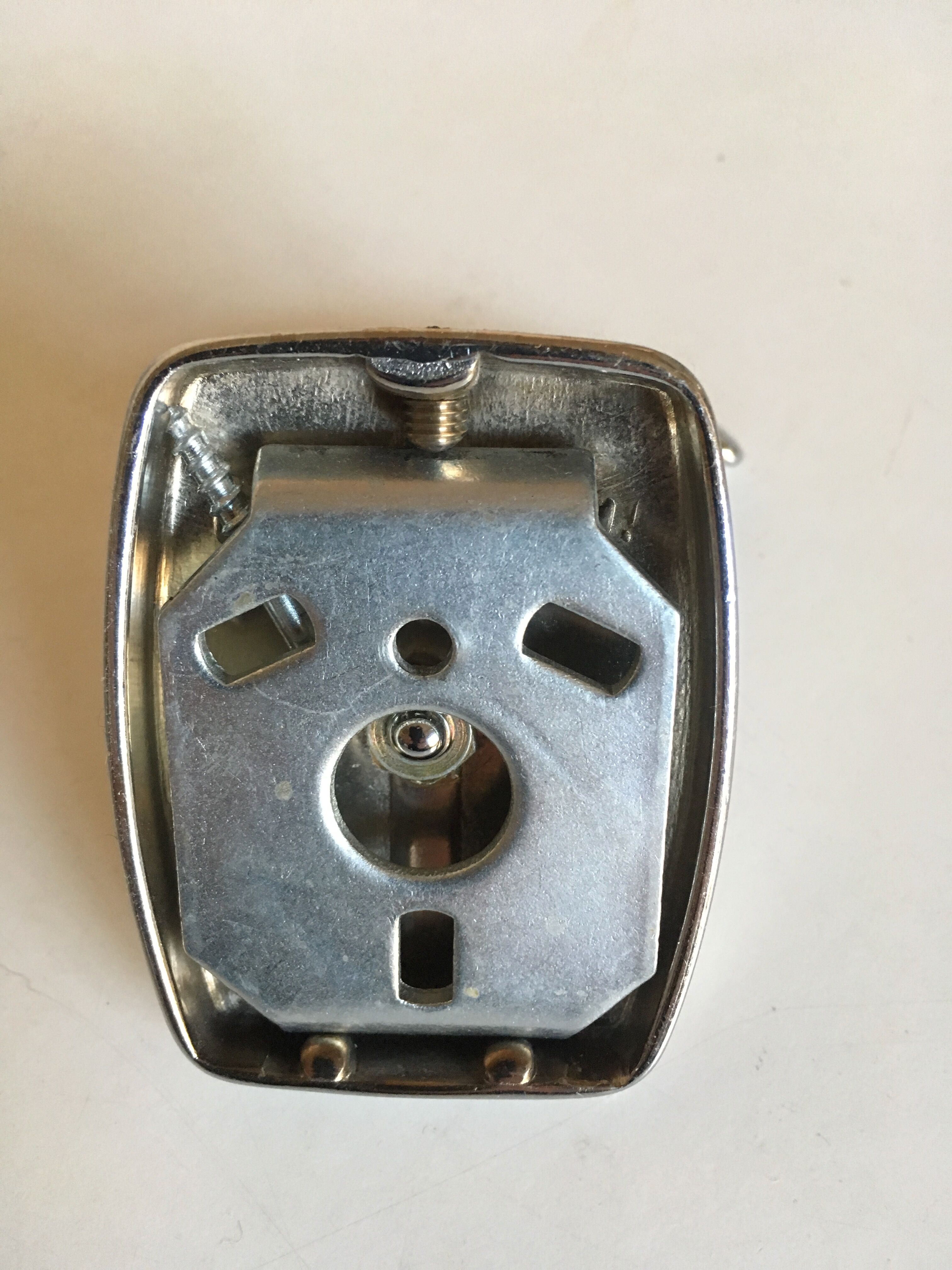 Chromed metal peg