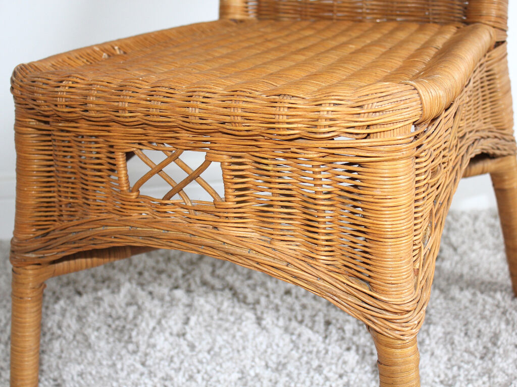 Vintage wicker chair