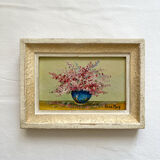 Painting bouquet of flowers signed Anne Max