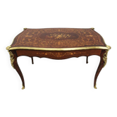 19th century inlaid writing table
