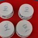 4 Paris porcelain ramekins with Ming blue decor, diameter 8 cm