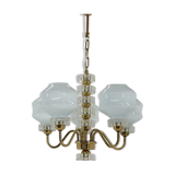 Set of chandelier and wall lamp, 1970´s.