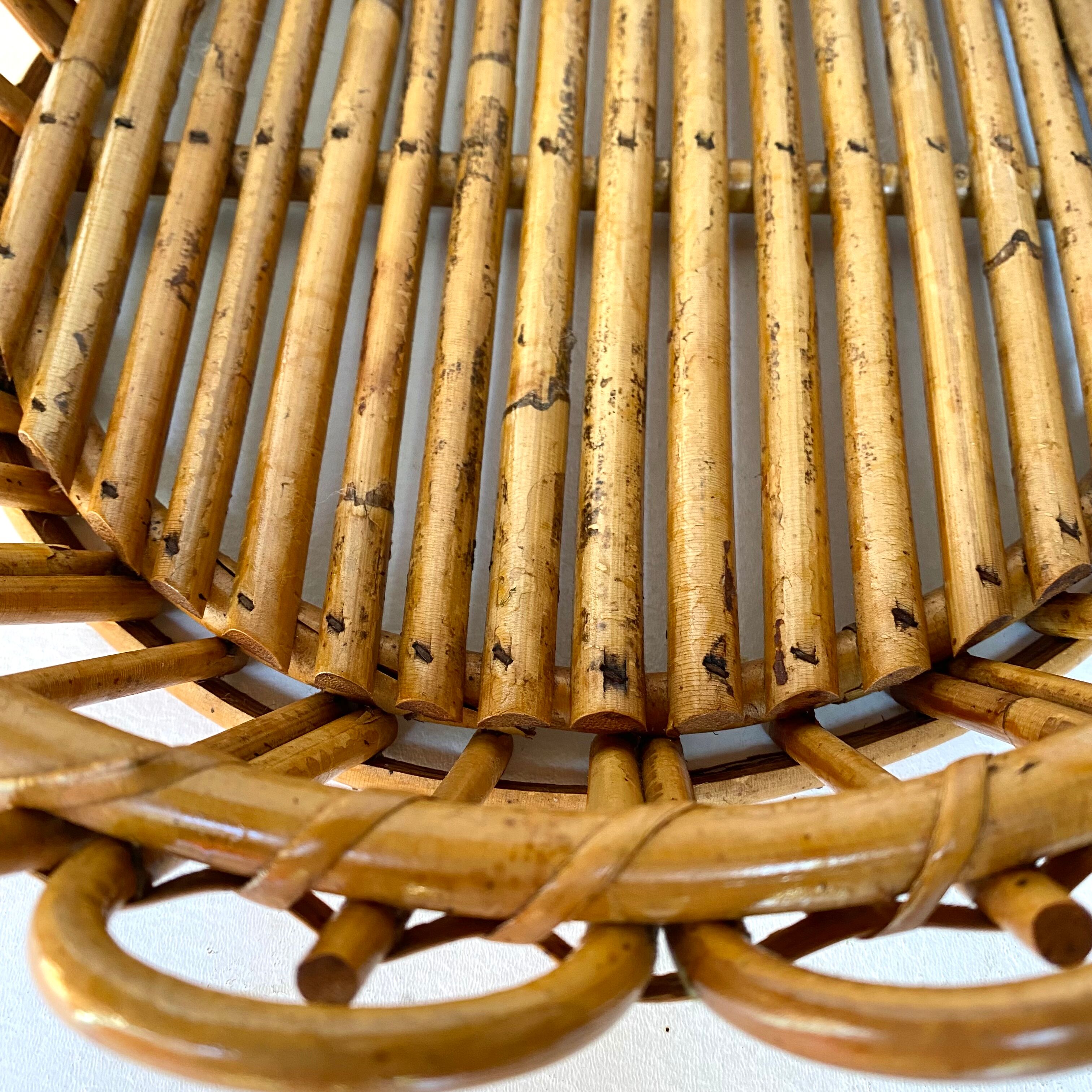 Panier corbeille en rotin