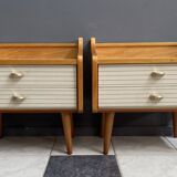 Set of 2 1960s nightstands