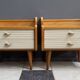 Set of 2 1960s bedside tables