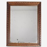 Large rectangular mirror, vintage art deco, dated 1926