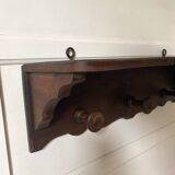 Wooden coat rack, hat rack