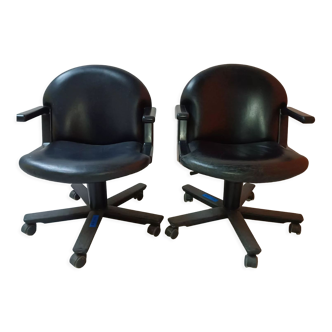 Lot de 2 fauteuils de bureau