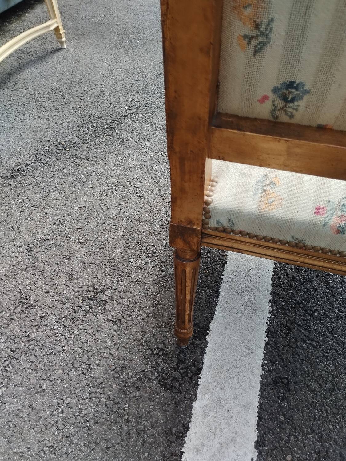 Pair of old Louis XVI style armchairs