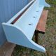 Antique wooden wall shelf