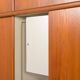 Omann Jun Extra large mid century teak wardrobe, Denmark, 1970s