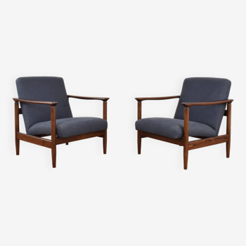 Fauteuil lounge polonais du milieu du siècle par Edmund Homa, 1960