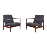 Fauteuil lounge polonais du milieu du siècle par Edmund Homa, 1960