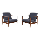 Fauteuil lounge polonais du milieu du siècle par Edmund Homa, 1960