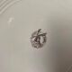 6 flat plates old floral assorted