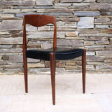 Lot of Scandinavian-style teak chairs