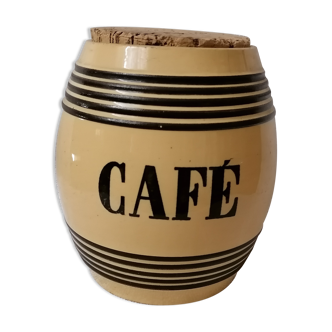 Pot à café en faïence